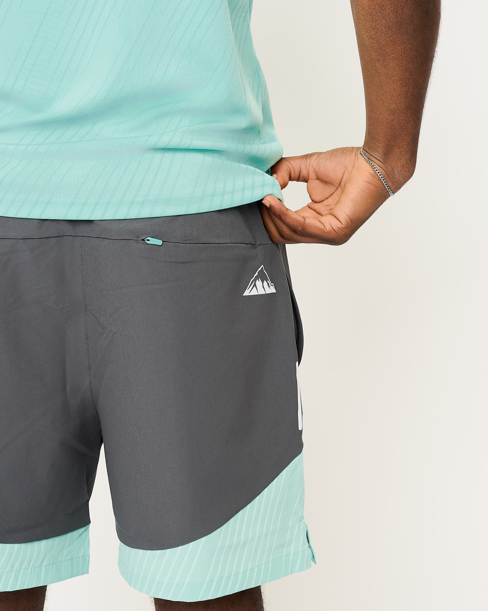 'Stealth' Shorts - Arctic Aqua