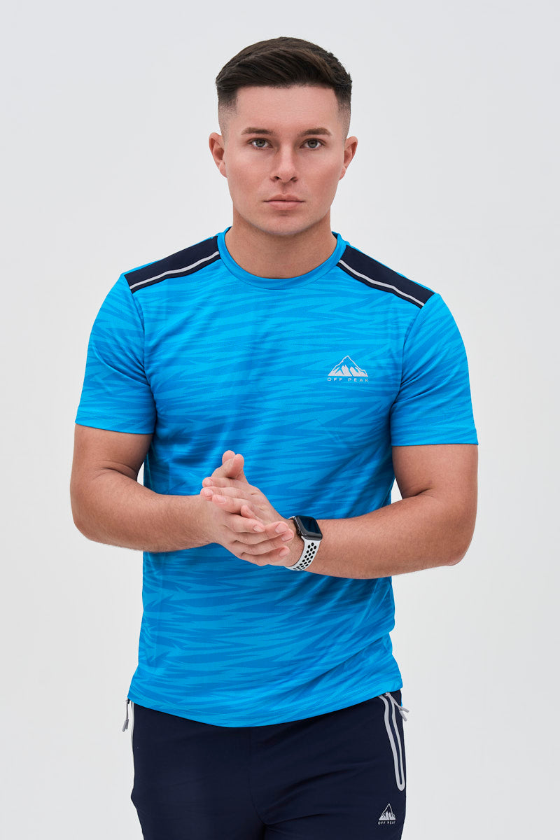 Raptor T-Shirt - Midnight Blue/Oregon Blue