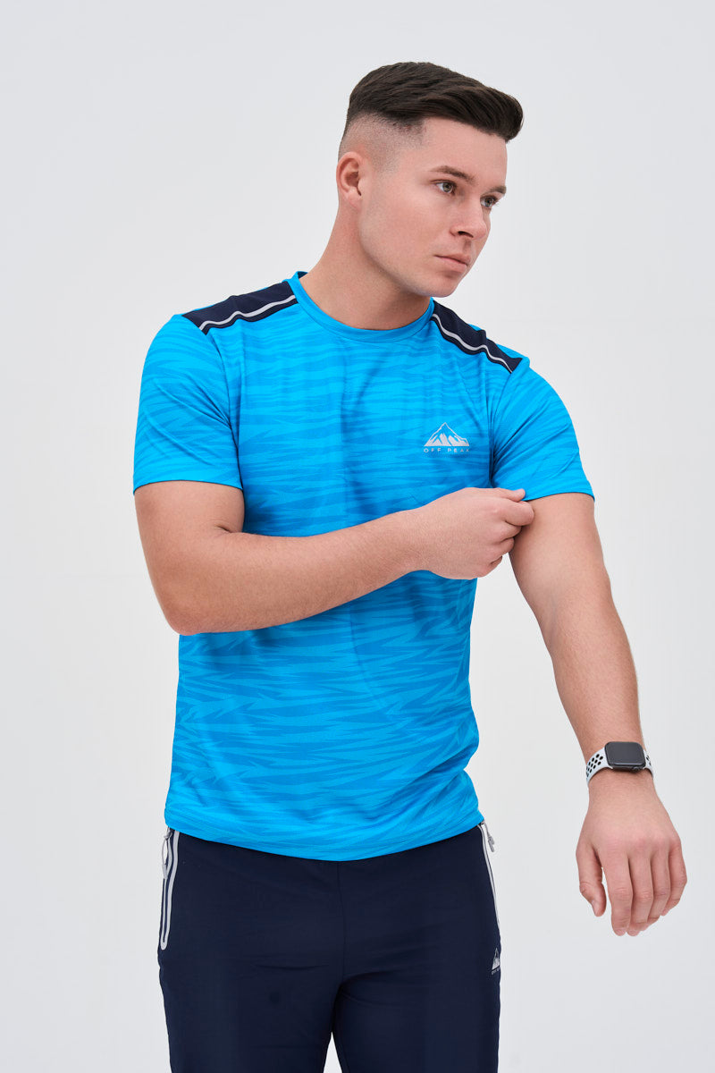 Raptor T-Shirt - Midnight Blue/Oregon Blue