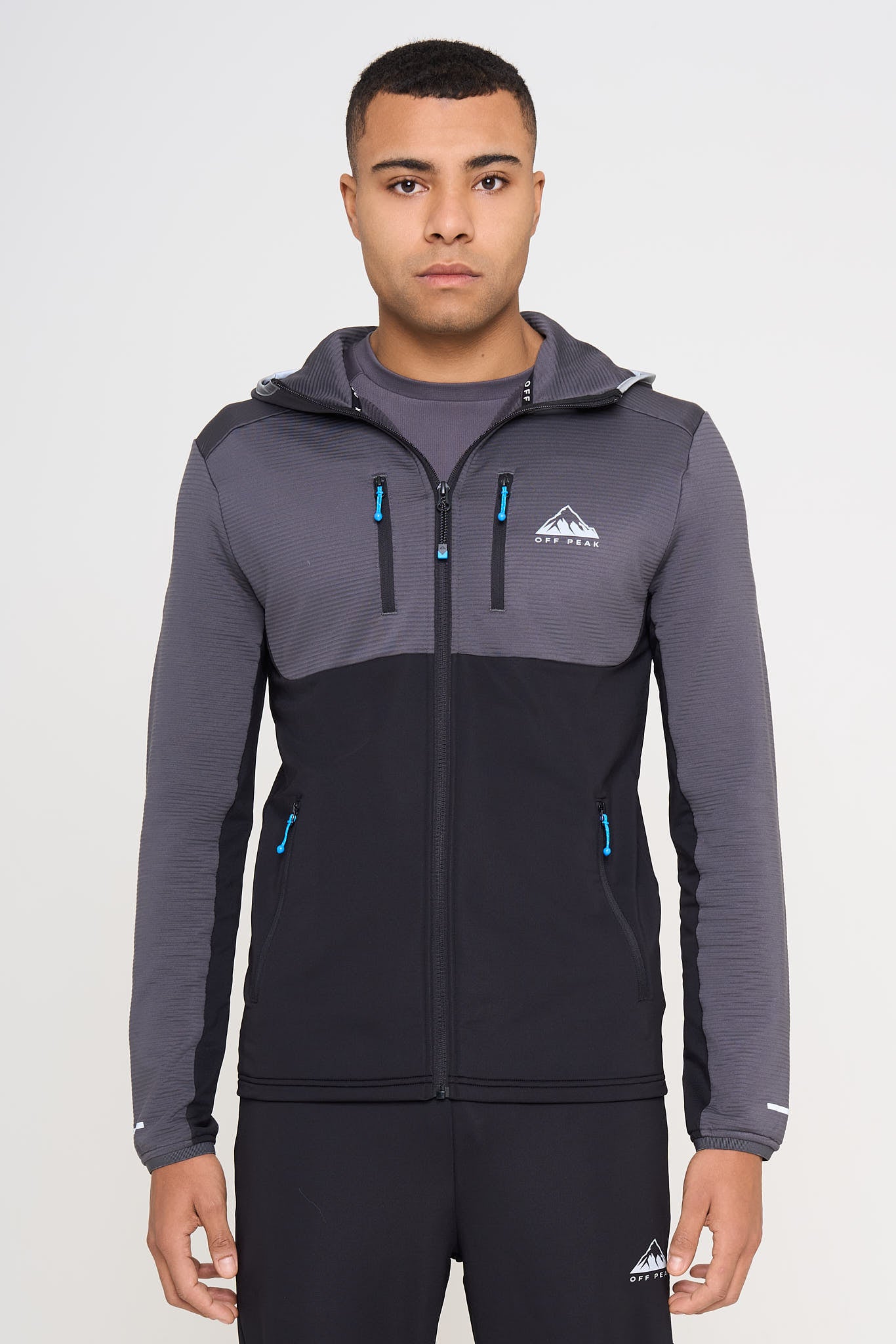 'Refract' Jacket - Blue Static