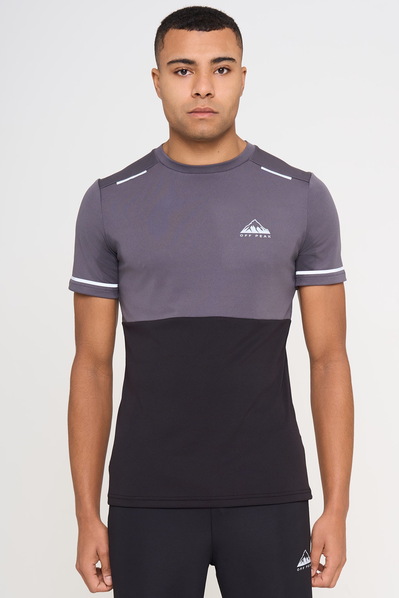 'Refract' T-Shirt - Blue Static