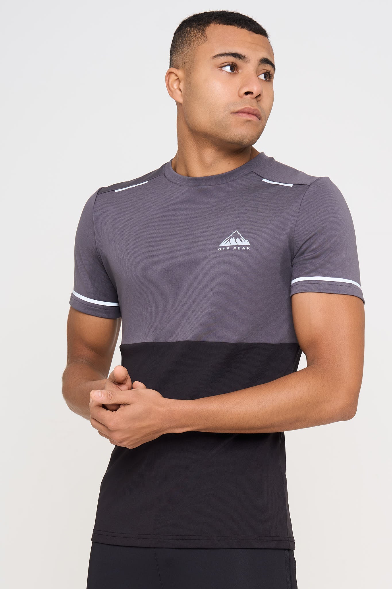 'Refract' T-Shirt - Blue Static