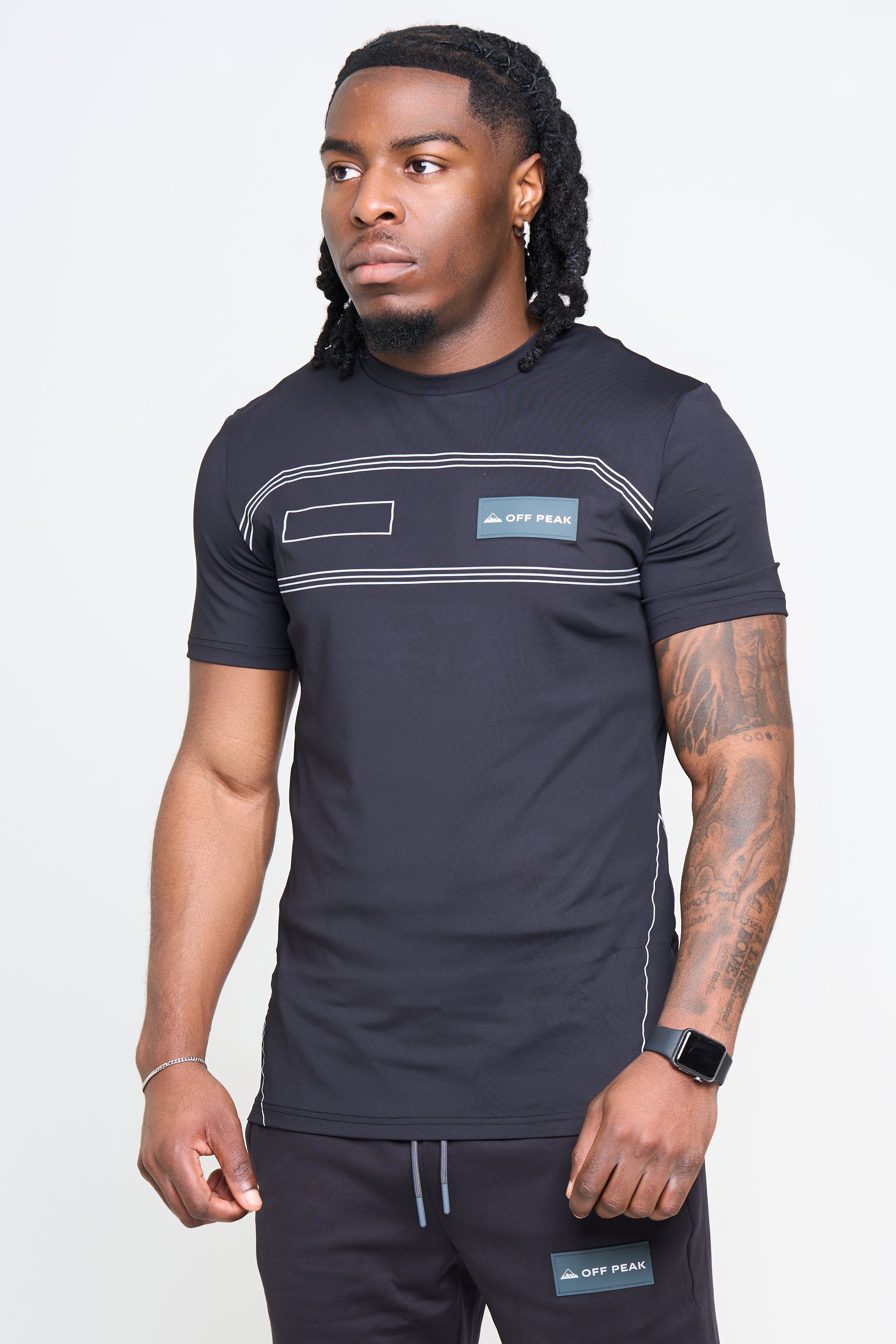 'Shadow' T-Shirt - Graphite Noir