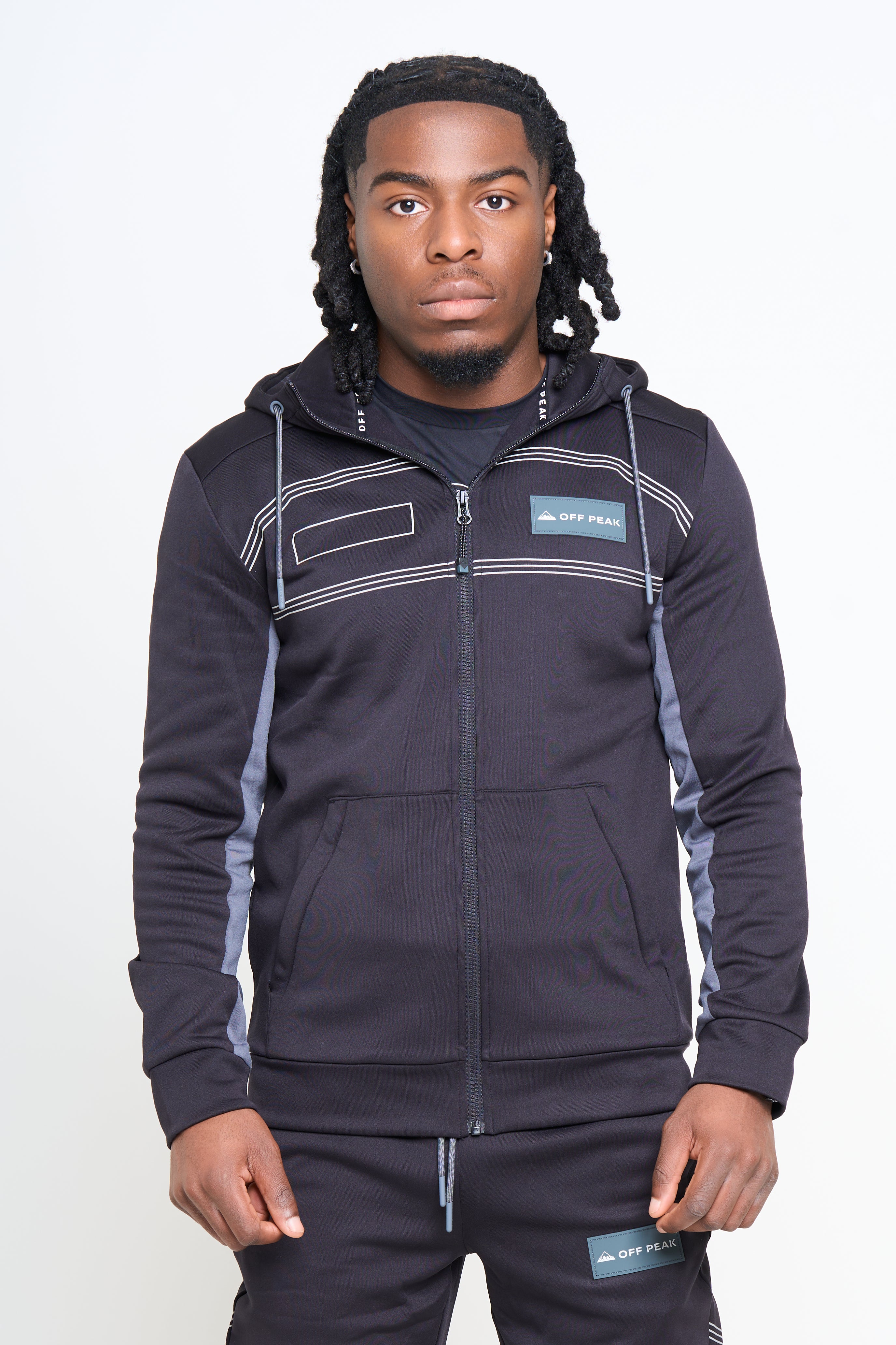 'Shadow' Hoodie - Graphite Noir