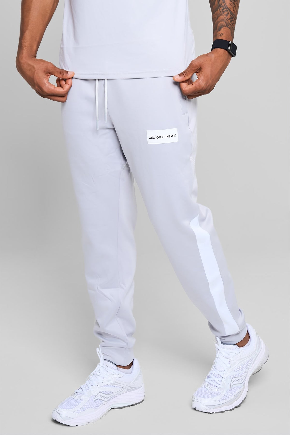 ‘Shadow’ Joggers - Ghost Ash