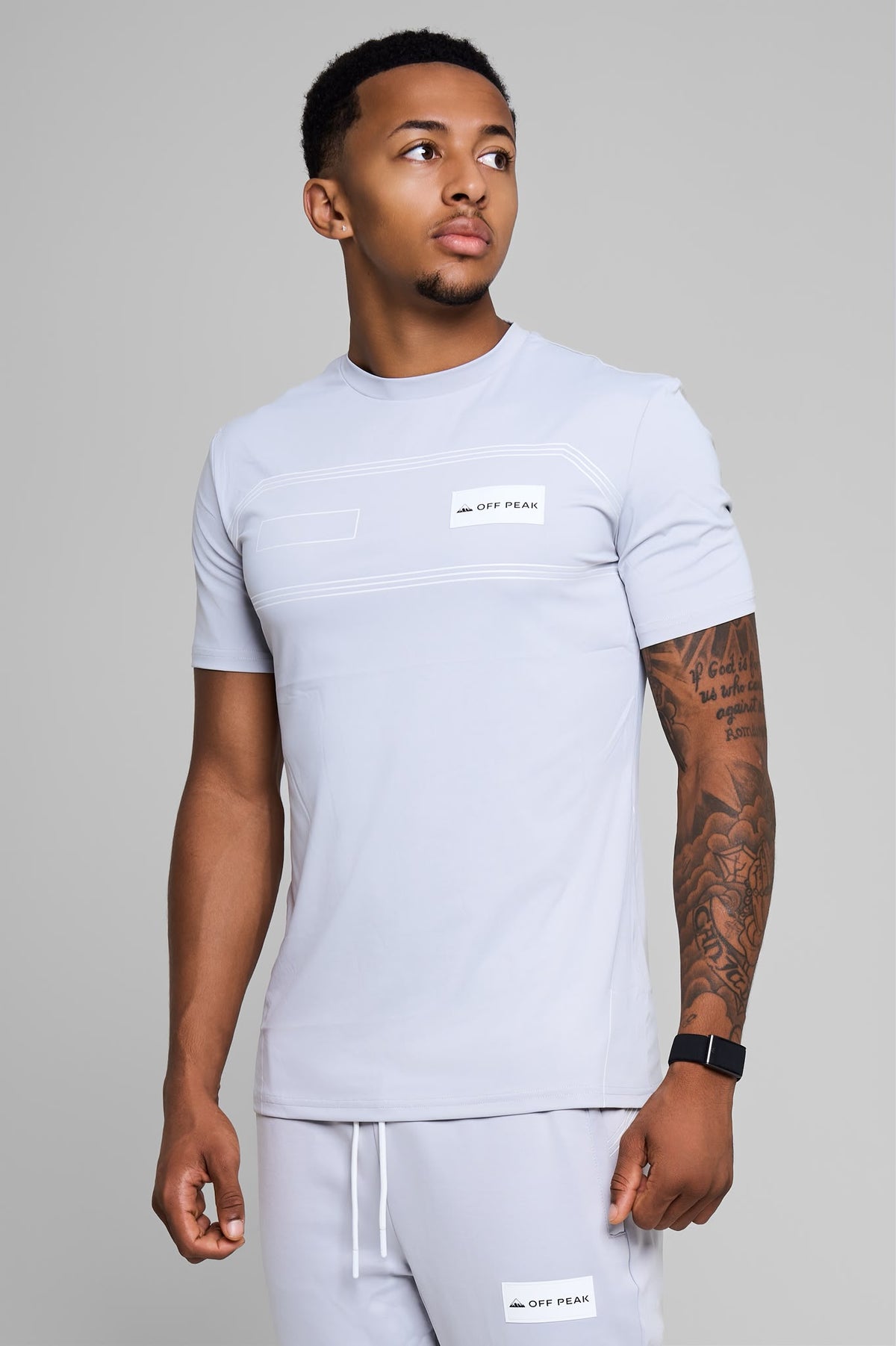 ‘Shadow’ Tee - Ghost Ash