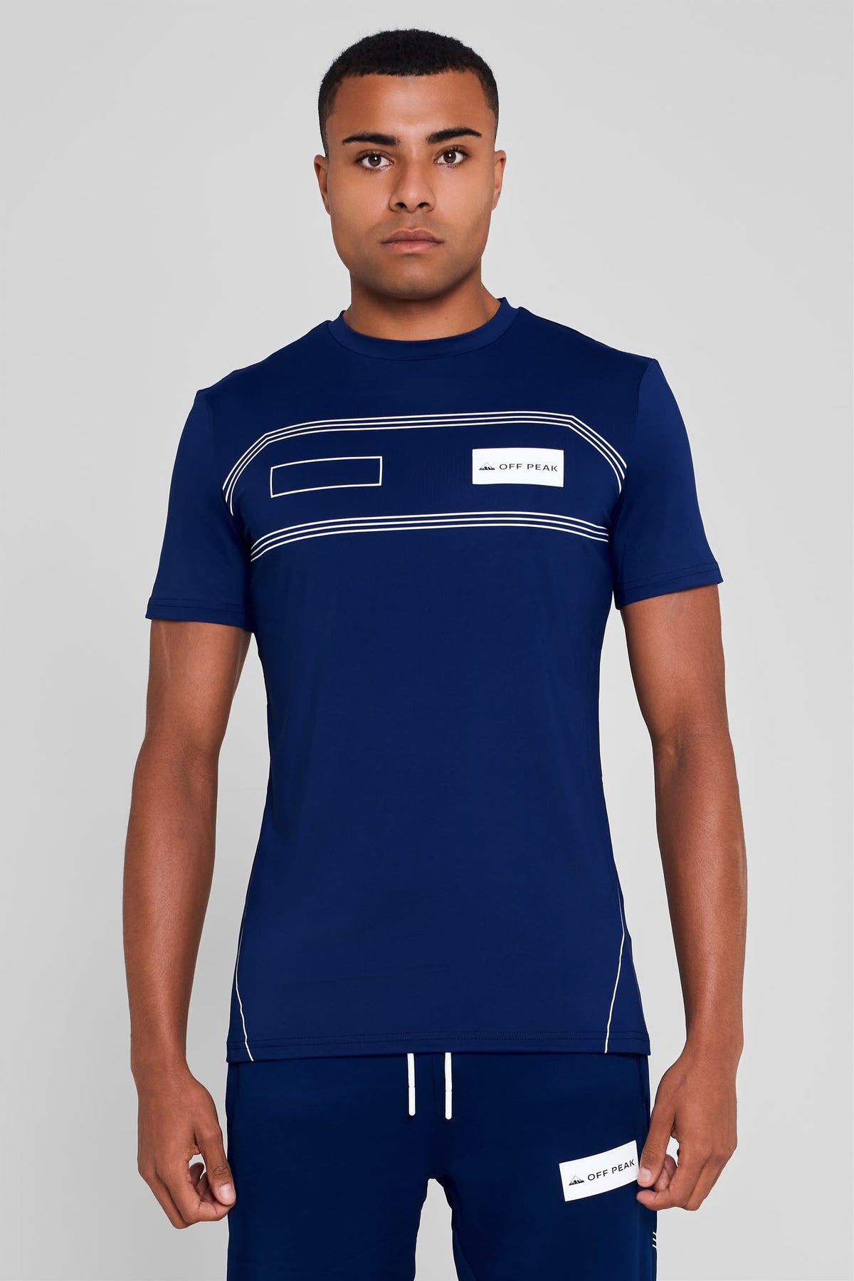 ‘Shadow’ Tee - Deep Current