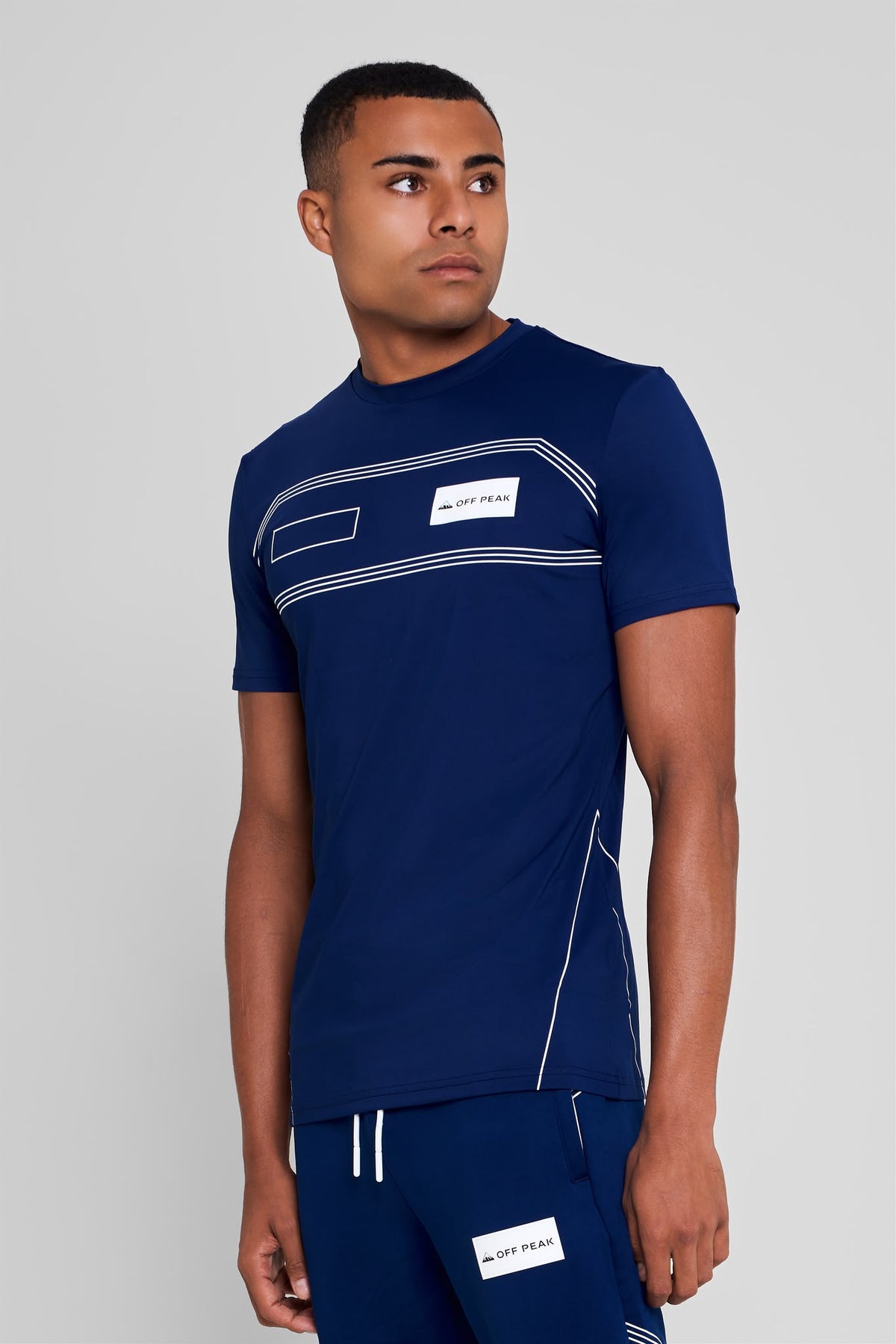 ‘Shadow’ Tee - Deep Current