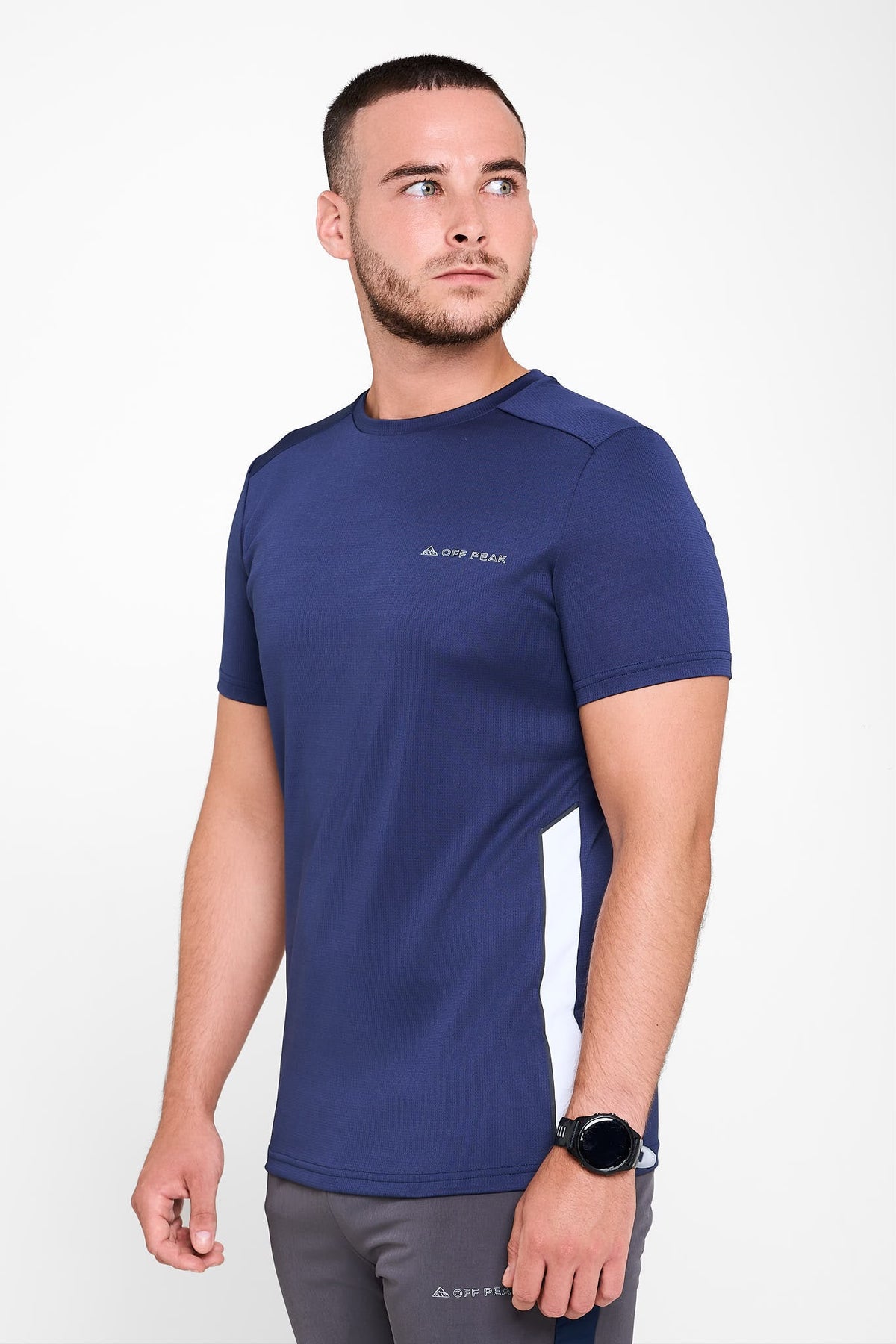 ‘Momentum’ T-Shirt - Atlantic Slate