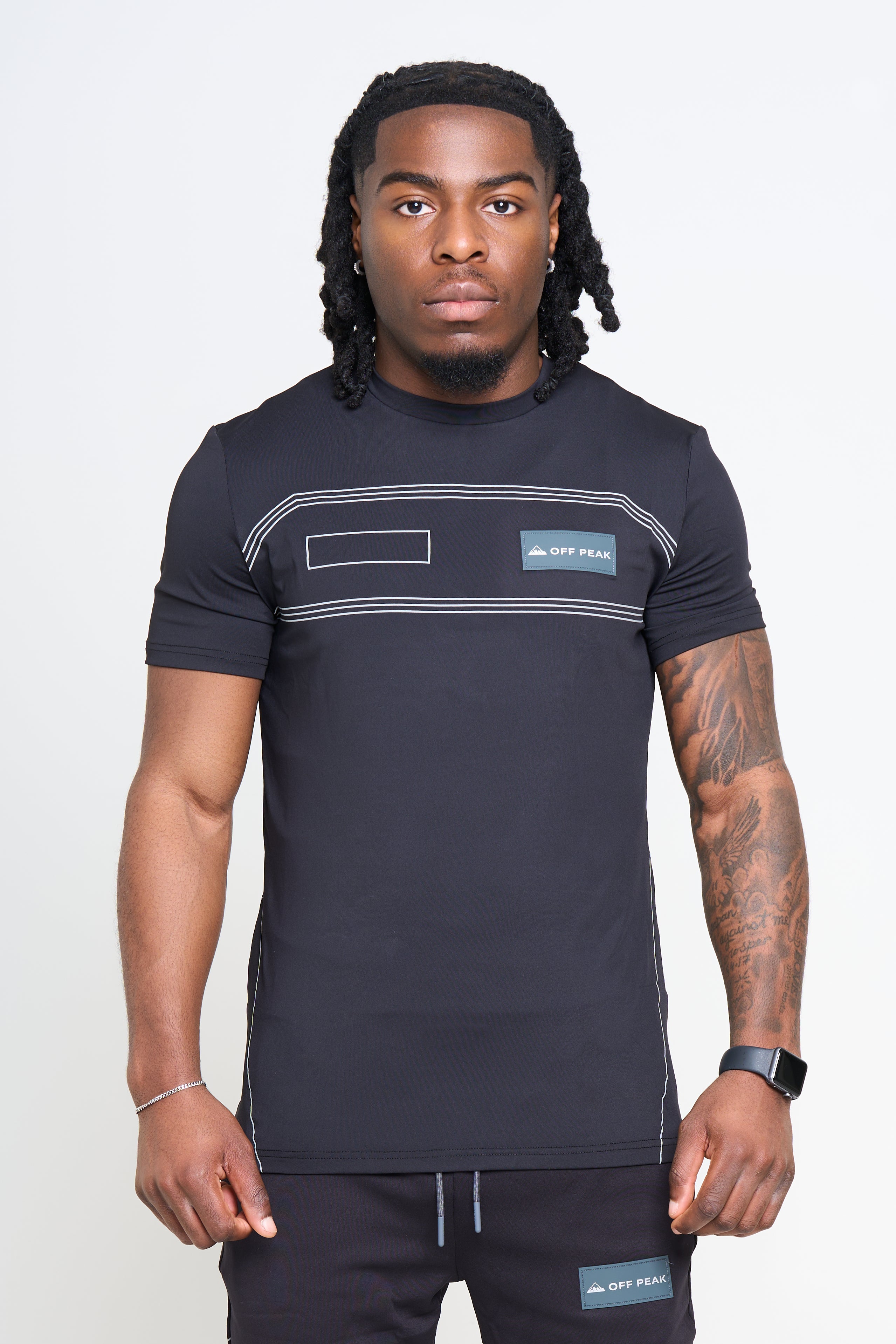 'Shadow' T-Shirt - Graphite Noir