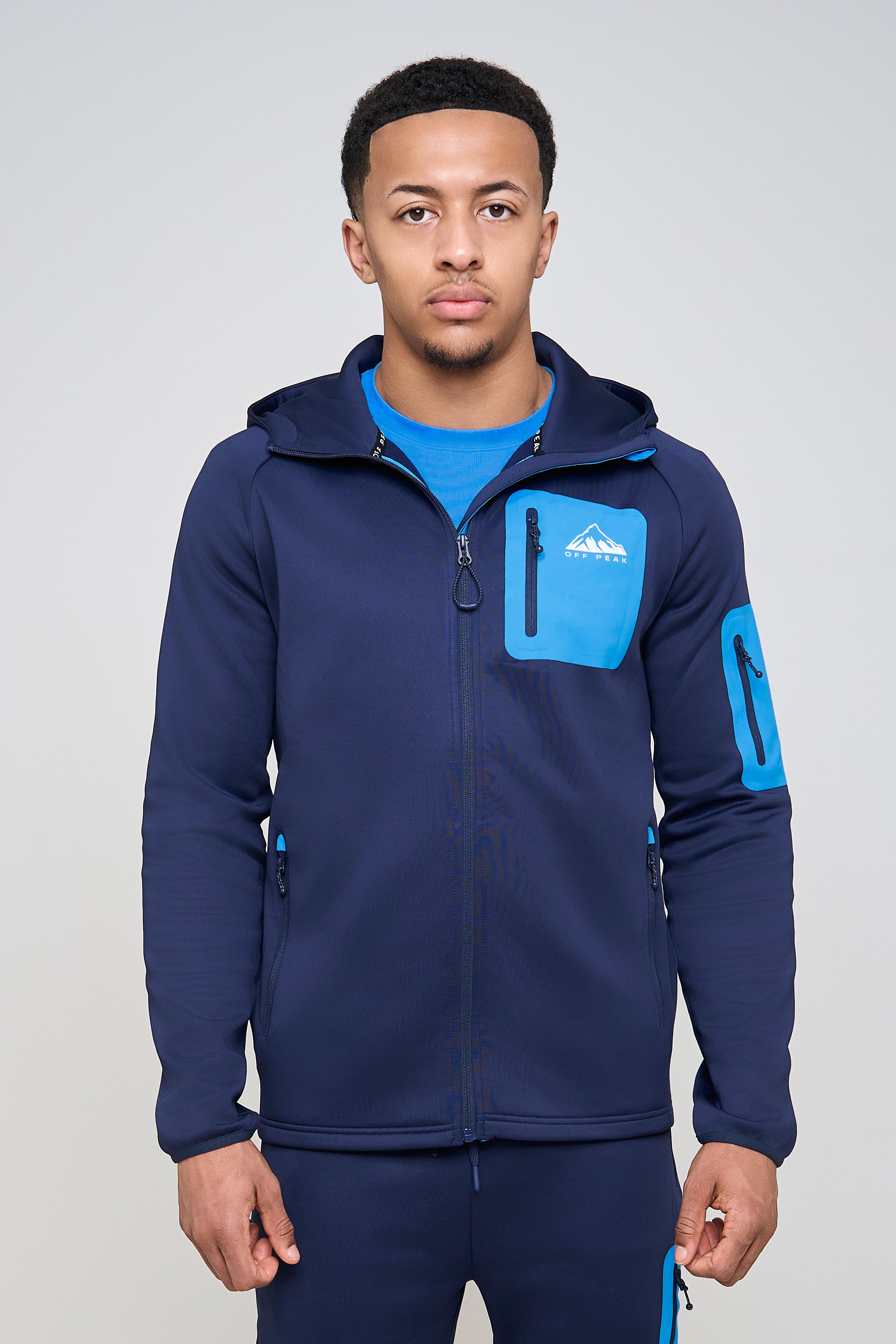 ‘Core’ Hoodie - Estate Blue/Ibiza Blue