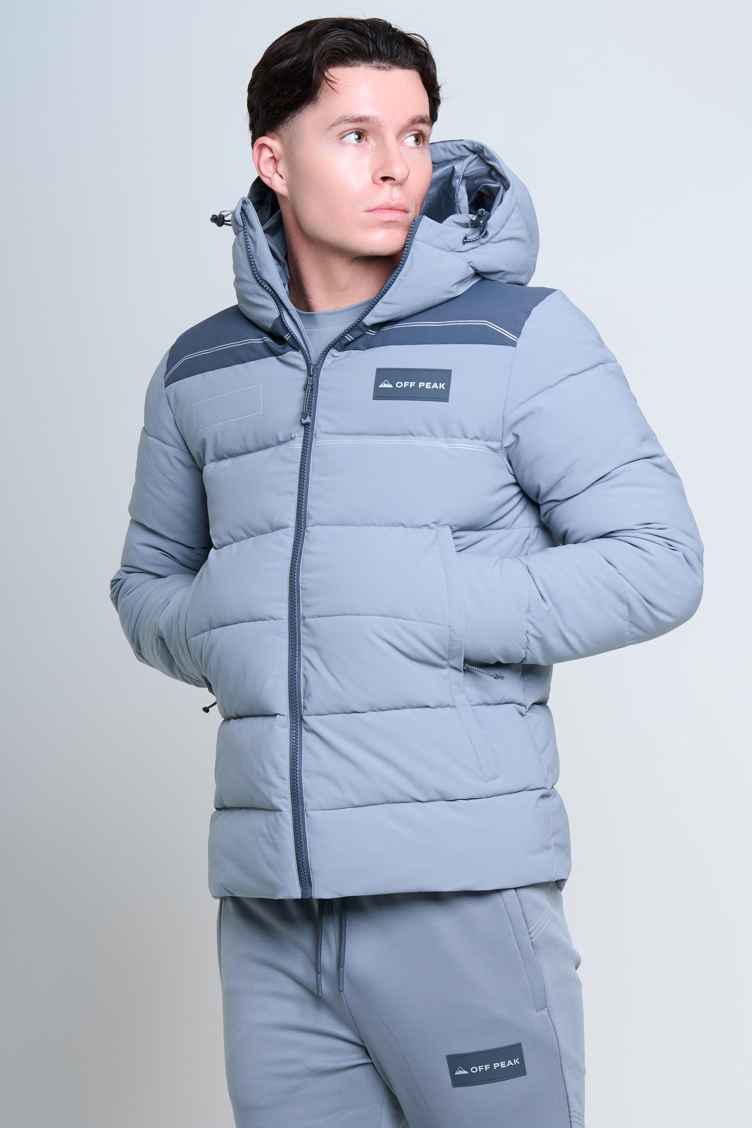 ‘Shadow’ Puffer - Polar Graphite