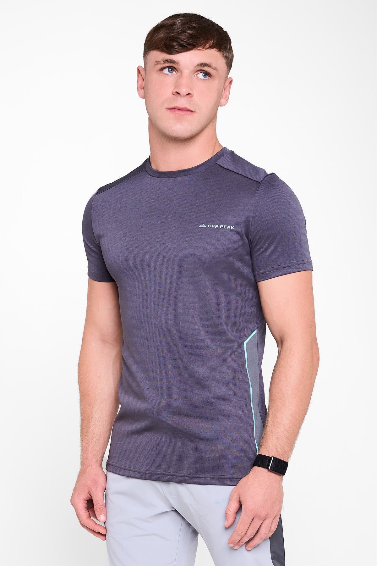 ‘Momentum’ T-Shirt - Frost Aqua