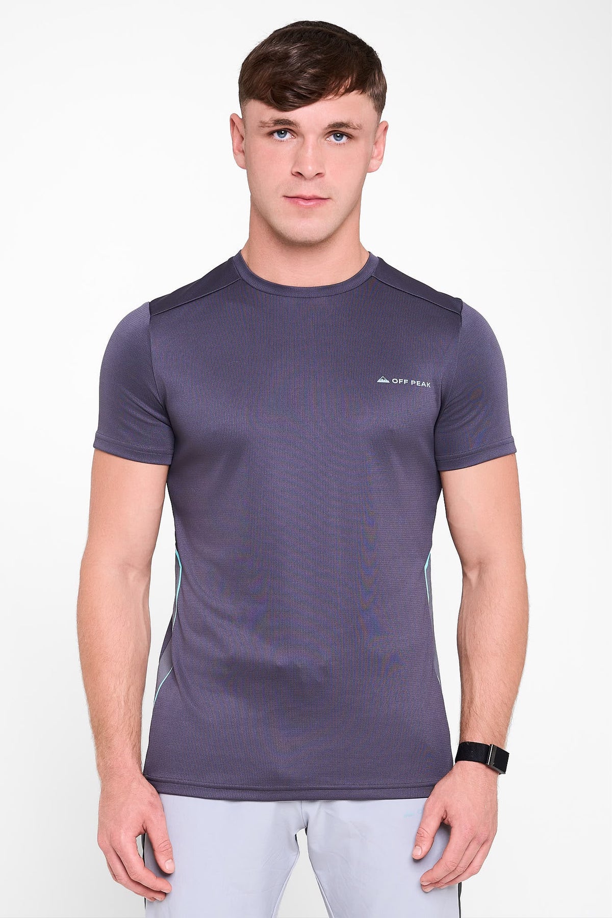 ‘Momentum’ T-Shirt - Frost Aqua