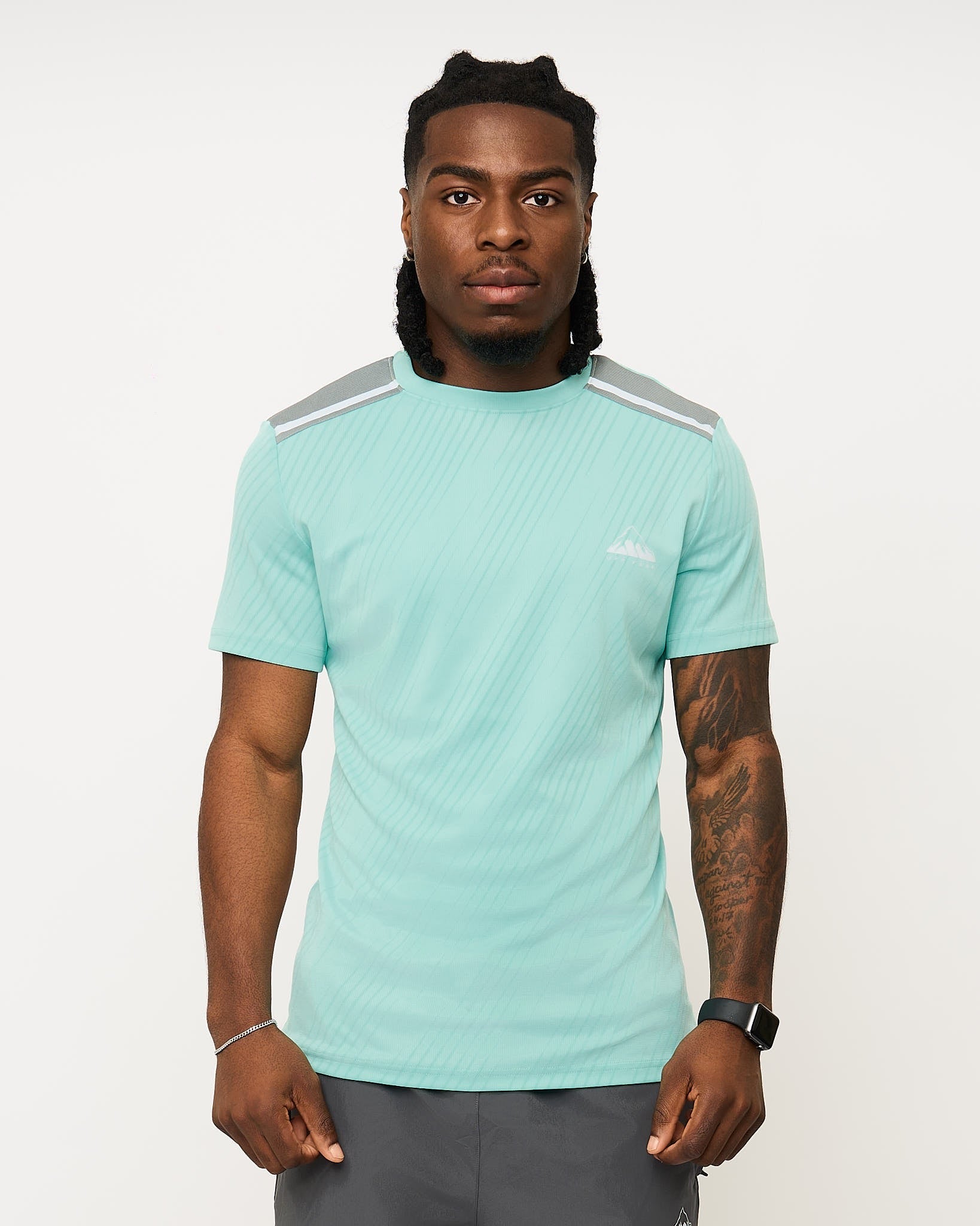 'Stealth' T-Shirt - Arctic Aqua
